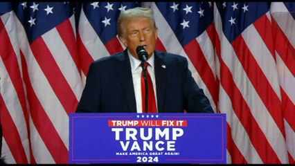 Trump: "Sono il 47esimo presidente Usa, abbiamo fatto la storia"