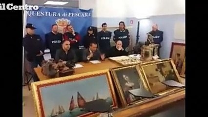 Opere d'arte recuperate tra Abruzzo e Lazio: il valore supera il milione di euroo