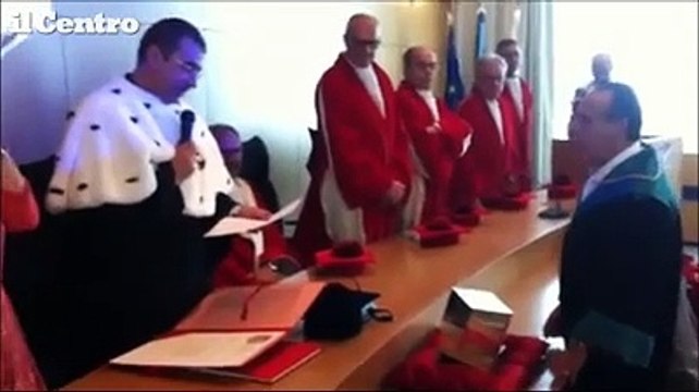 Teramo, laurea honoris causa a De Cecco