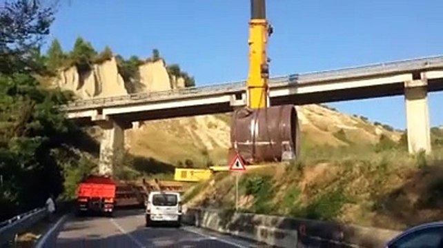 Bucchianico, operazioni per liberare la statale 81