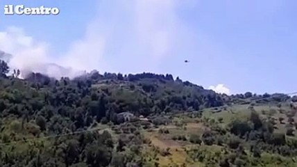 Chieti, ancora fumi dalla discarica dei veleni