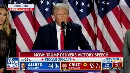 "Merci de m'avoir élu" : Donald Trump revendique sa victoire à l'élection américaine