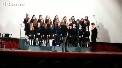Teramo, Michele Placido presenta il Coro Nisea