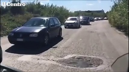 Montesilvano, domenica da incubo per centinaia di automobilisti