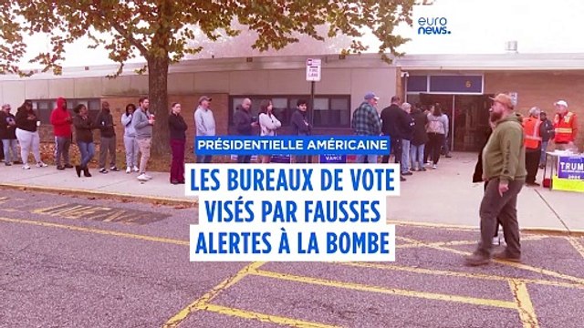 Aux Etats-Unis, l'élection présidentielle émaillée de fausses alertes à la bombe
