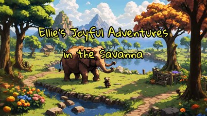 Ellie's Joyful Adventures in the Savanna