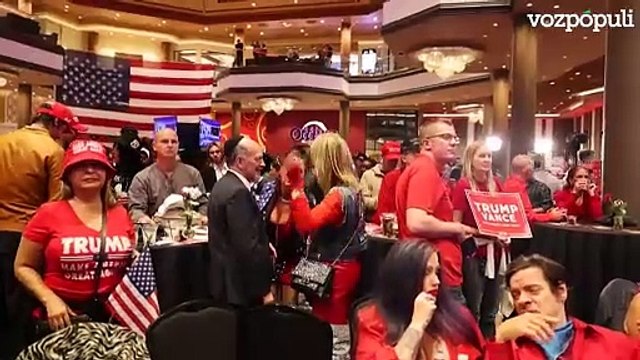 Fiesta en Las Vegas con el triunfo de Trump