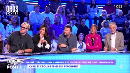 Cyril Hanouna annonce qu’il va attaquer Rima Hassan qui a mis hier une nouvelle fois une cible sur Isabelle Morini-Bosc: "C'est totalement irresponsable comme attitude !" - Regardez