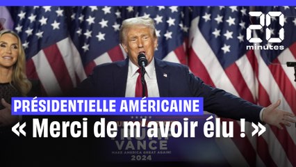 Election américaine 2024 : « Merci de m'avoir élu », Trump revendique la victoire