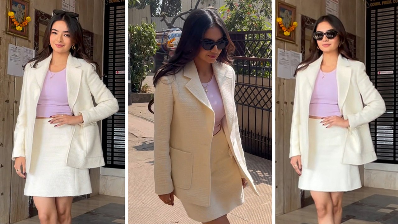 Anushka Sen Opts For A BOSSY Avatar On Her Day Out In Mumbai!