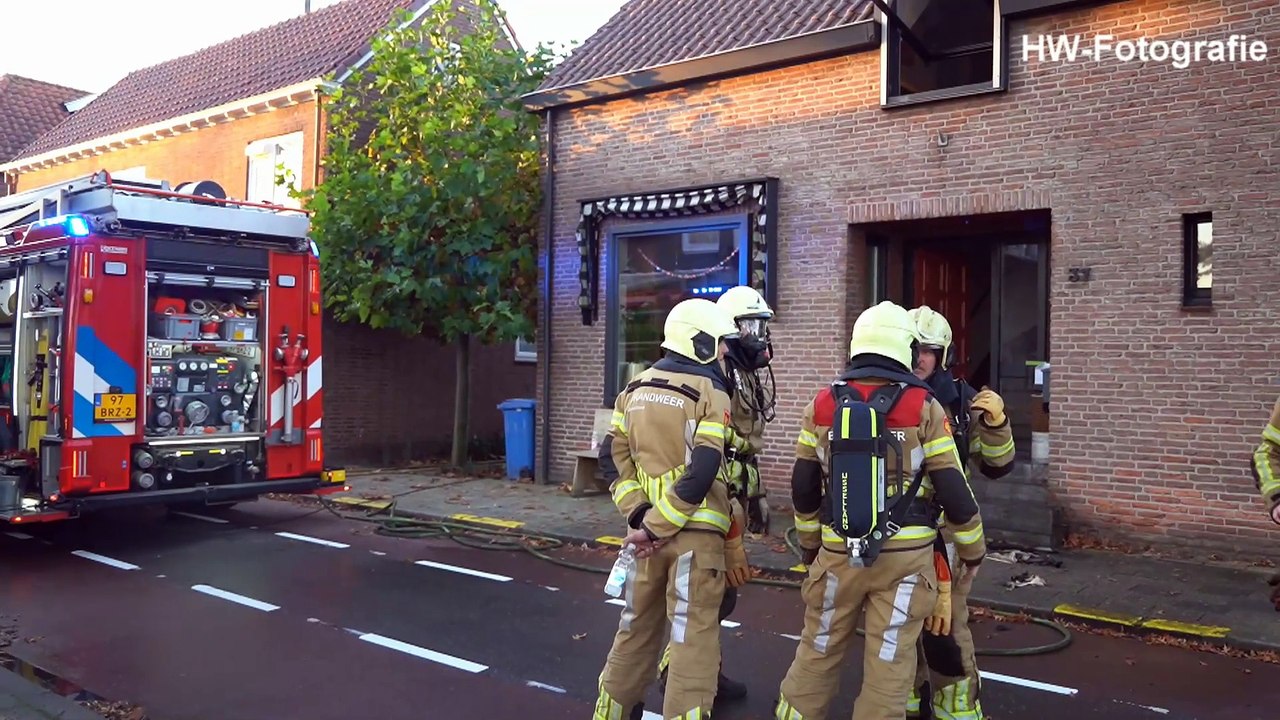 Stroomstoring en gaslekkage na brand in meterkast