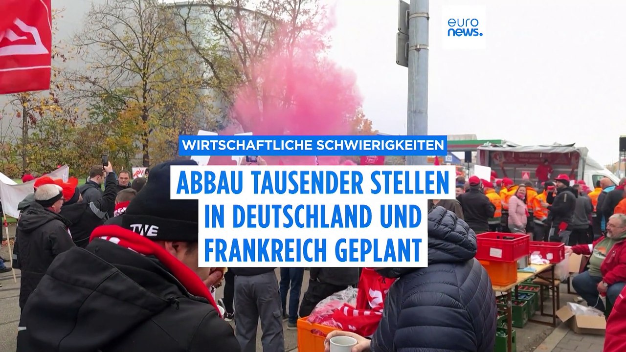 In Deutschland und Frankreich sollen Tausende Stellen abgebaut werden
