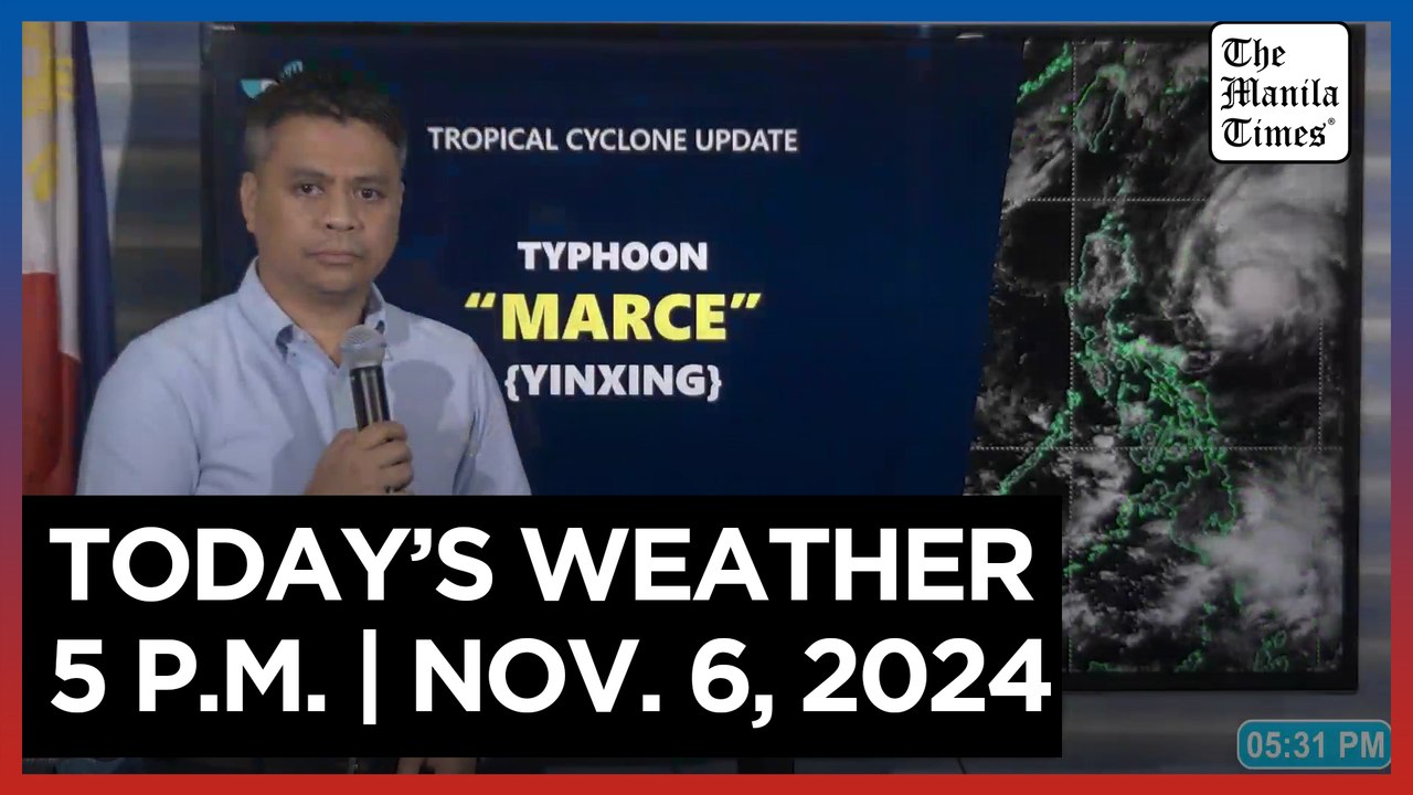 Today's Weather, 5 P.M. | Nov. 6, 2024