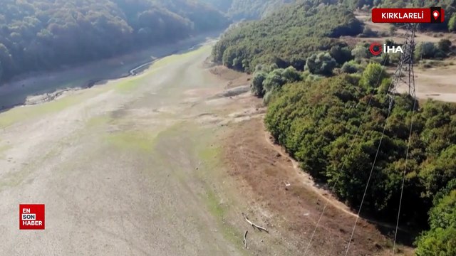 İstanbul'un su ihtiyacını sağlayan barajlarda düşüş yaşanıyor
