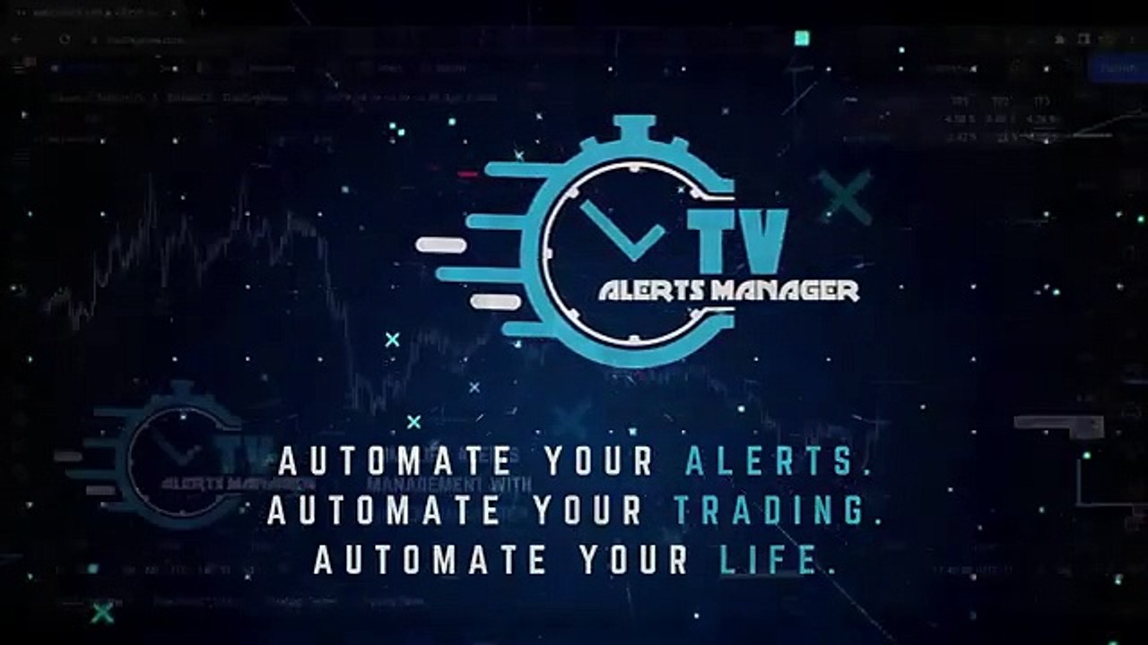 Create TradingView Alerts with ease. Simplify Alert Management using TVAlertsManager!
