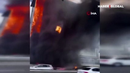 Bahçelievler'de bir özel okulda yangın çıktı