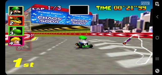 MARIOKART 64. AMPED UP. FLOWER CUP 50CC GAMEPLAY #2. BY (DARKKINGWOLF DRACO MAL WOLFER)