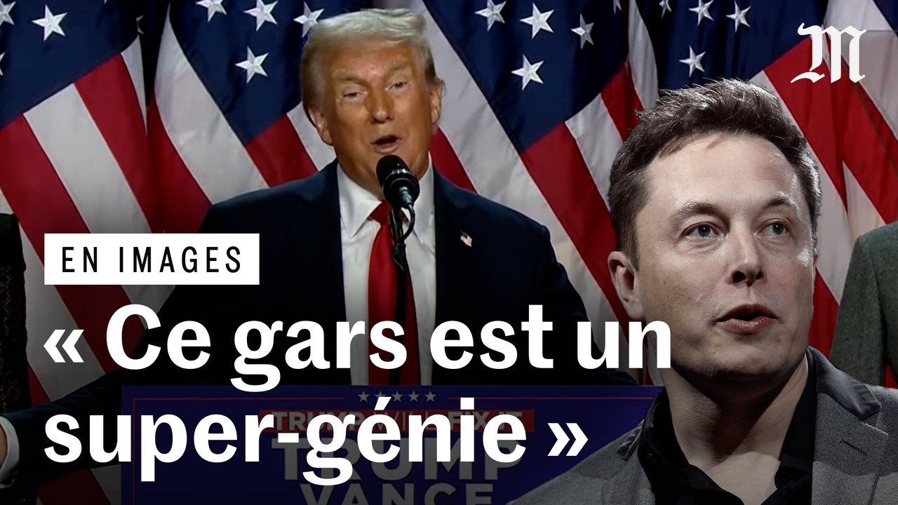 Réélu, Donald Trump remercie Elon Musk, une "star", un "super-génie"