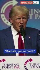 Trump seçim zaferi konuşmasında rakibini de unutmadı: Kamala kovuldun