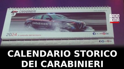 Il Calendario Storico dell’Arma dei Carabinieri 2024. Presenta Amadeus, interviene Crosetto
