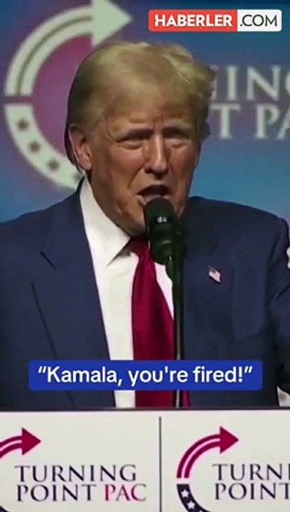 Trump seçim zaferi konuşmasında rakibini de unutmadı: Kamala kovuldun