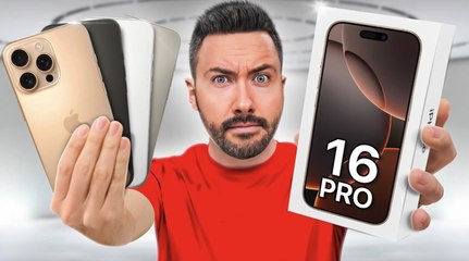 Première impression du nouvel iPhone 16 Pro : Déballage en français 📱