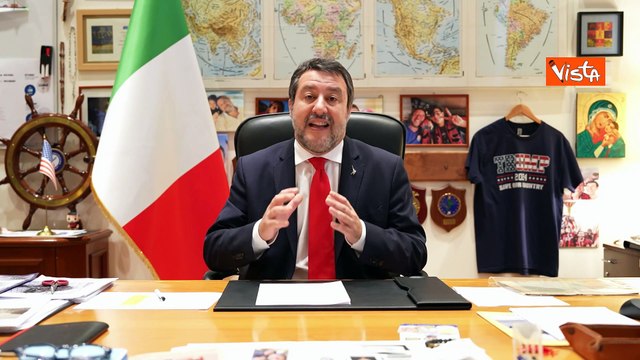 Salvini: Giornata storica, con Trump pace, lavoro, sicurezza, libert?. Avanti tutta