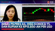 Imbas Pilpres AS, IHSG Koreksi 1% dan Rupiah ke Rp15.850-an per USD