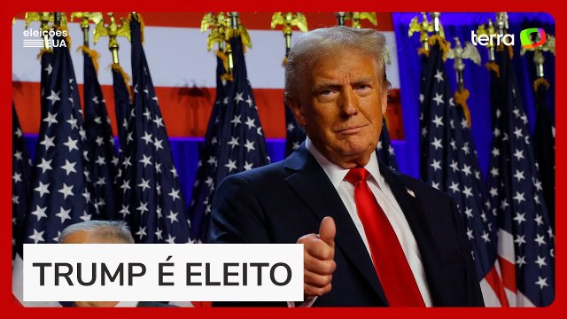 Donald Trump supera Kamala Harris e é eleito o 47º presidente dos Estados Unidos