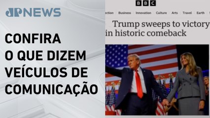 Imprensa internacional repercute vitória de Donald Trump