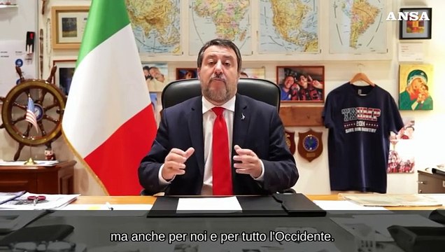 Salvini: Con Trump vittoria storica per l'America e per tutto l'Occidente