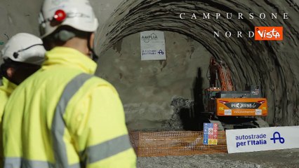 Conclusa la galleria Campursone sull'A12, la prima della Gronda di Genova