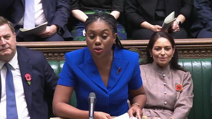 Watch: Awkward moment Badenoch confronts Lammy over Neo-Nazi Trump comment