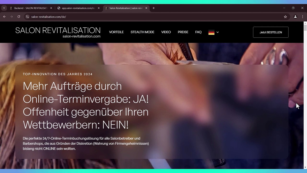 SALON REVITALISATION - Video Tutorial