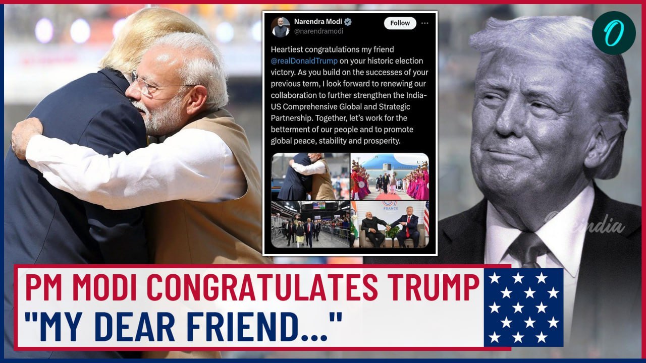 PM Narendra Modi Congratulates Trump on Historic Victory: What’s Next for India-U.S Partnership?