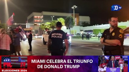 Miami celebra el triunfo de Donald Trump