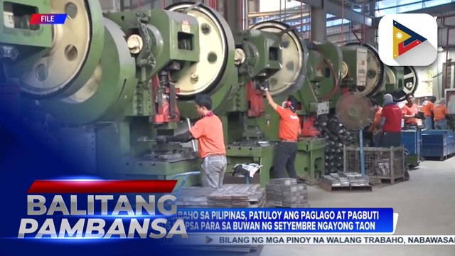 Employment rate sa bansa, tumaas bunsod ng nalalapit ng holiday season sa kabila ng mga naranasang kalamidad nitong mga nakaraang buwan
