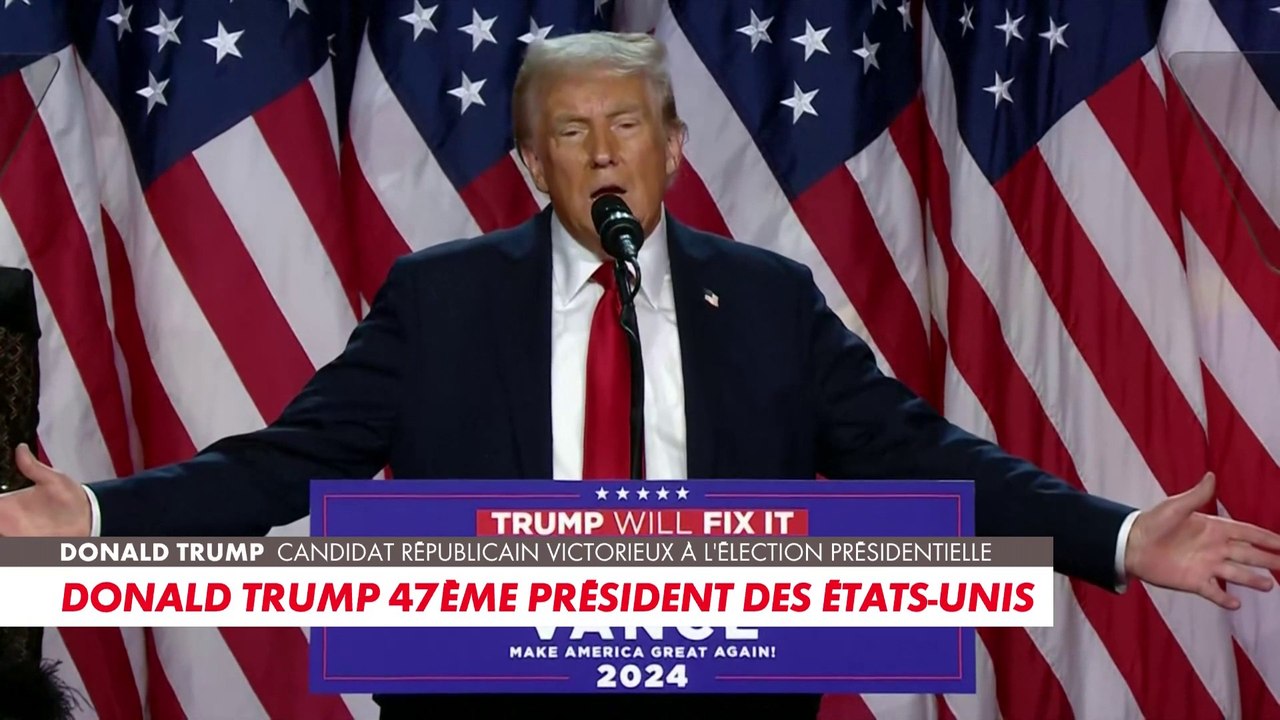Donald Trump 47ème président des Etats-Unis