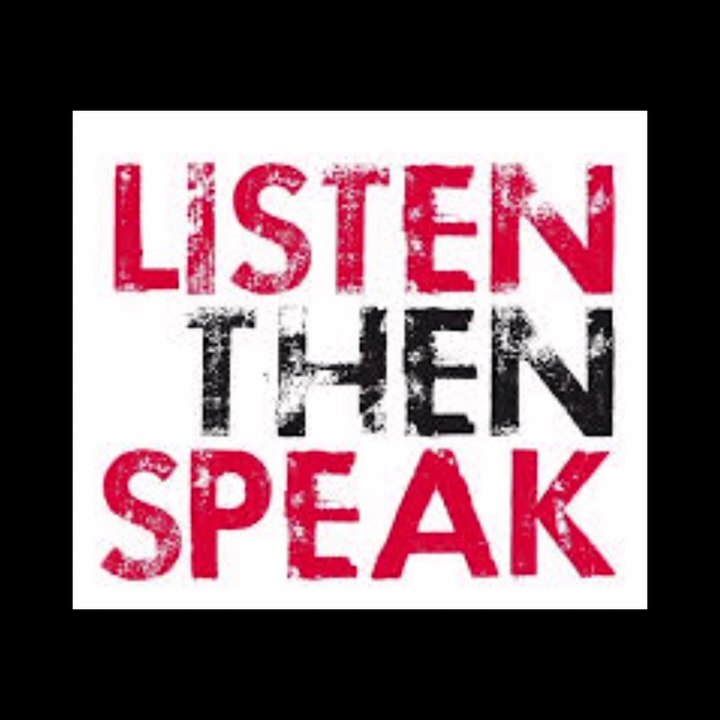 Listen Then Speak