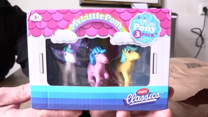MY LITTLE PONY-UNBOXING PONY POST 3 PACK MINI CLASSICS