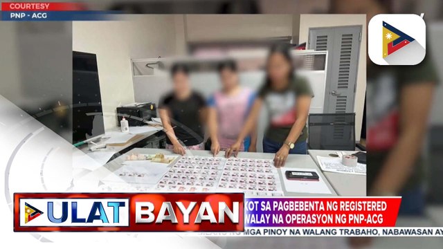 Pitong indibidwal na umano'y sangkot sa pagbebenta ng registered sim cards, arestado sa magkakahiwalay na operasyon ng PNP-ACG