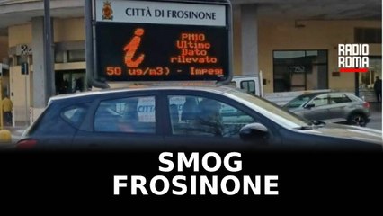 Smog, nuovo stop ai mezzi più inquinanti a Frosinone