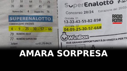 Vince 64 milioni al SuperEnalotto, ma i numeri pubblicati erano sbagliati