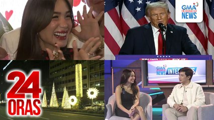24 Oras: (Part 3) PHL Air Force: Dumami ang foreign aircraft na ilegal na nakakapasok sa bansa; Ayala Ave. sa Makati, nagliwanag na dahil sa magaganda at makukulay na Christmas decors; atbp