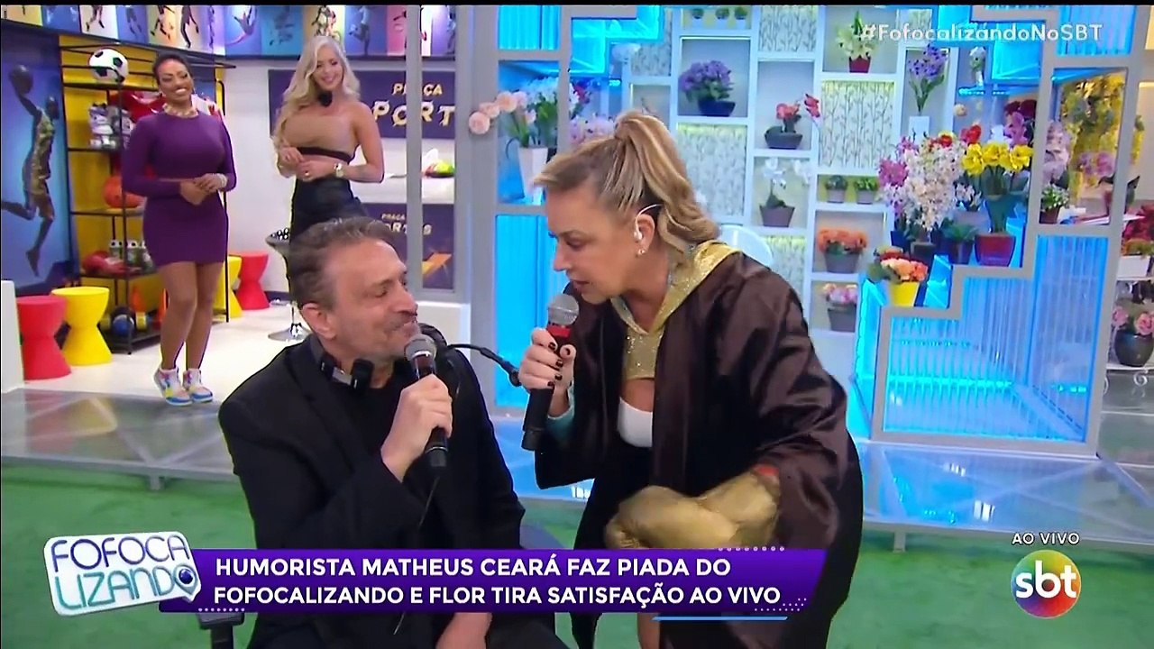 FOFOCALIZANDO - MATHEUS CEARÁ FALA MAL DO PROGRAMA E FLOR FERNANDEZ VAI TIRAR SATISFAÇÃO AO VIVO - SBT [28 06 2023]