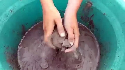 ASMR Sand Cement slabs Shave Carving