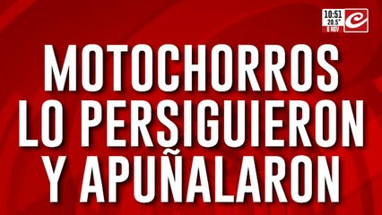 Motochorros apuñalaron a nene de once años para robarle