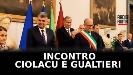 Italia-Romania: Ciolacu a Roma incontra il sindaco
