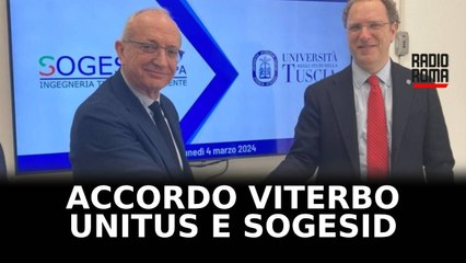 Accordo a Viterbo: Unitus e Sogesid per la tutela dell'ambiente
