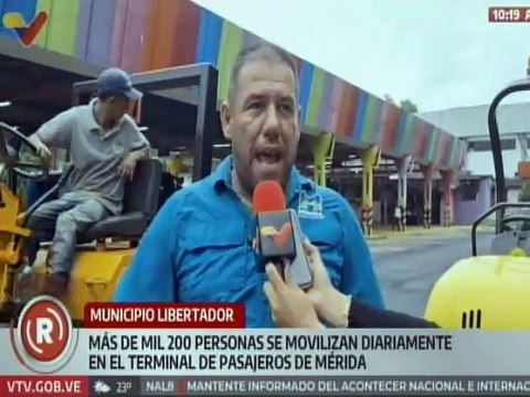 Mérida | Inician trabajos de asfaltado en el Terminal “José Antonio Paredes” del mcpio. Libertador